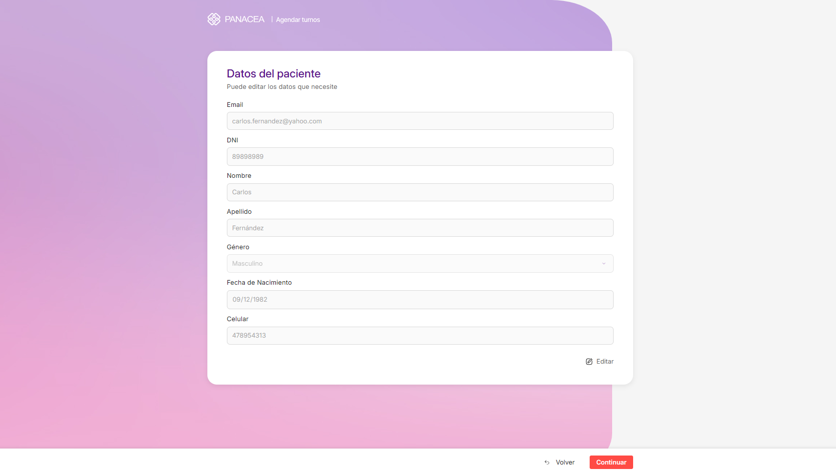 Panacea Medical - Captura 1